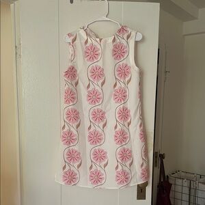 Commense Pink and White Floral Dress